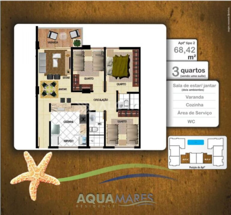 Imagem Apartamento com 3 Quartos à Venda, 80 m² em Intermares - Cabedelo Imagem Apartamento com 3 Quartos à Venda, 80 m² em Intermares - Cabedelo