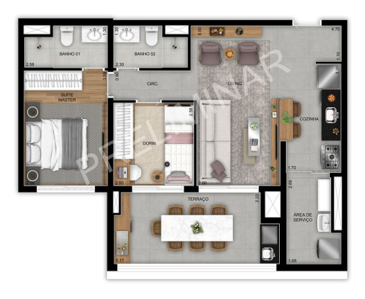 Imagem Apartamento com 1 Quarto à Venda, 28 m² em Jardim Prudência - São Paulo Imagem Apartamento com 1 Quarto à Venda, 28 m² em Jardim Prudência - São Paulo