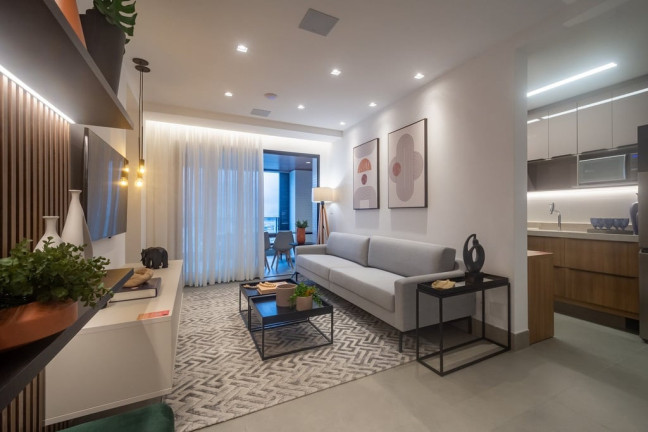 Imagem Apartamento com 1 Quarto à Venda, 54 m² em Boqueirão - Santos Imagem Apartamento com 1 Quarto à Venda, 54 m² em Boqueirão - Santos