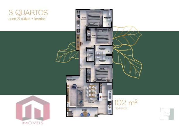 Imagem Imóvel com 2 Quartos à Venda, 