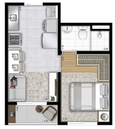 Imagem Apartamento com 1 Quarto à Venda, 26 m² em Vila Ré - São Paulo Imagem Apartamento com 1 Quarto à Venda, 26 m² em Vila Ré - São Paulo