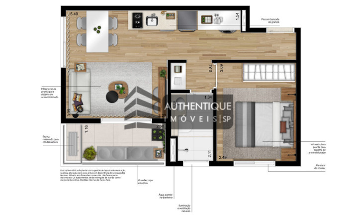 Imagem Apartamento com 1 Quarto à Venda, 36 m² em Moema - São Paulo Imagem Apartamento com 1 Quarto à Venda, 36 m² em Moema - São Paulo