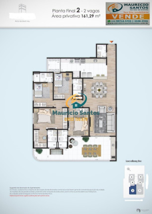 Imagem Apartamento com 4 Quartos à Venda, 161 m² em Centro - Mongaguá Imagem Apartamento com 4 Quartos à Venda, 161 m² em Centro - Mongaguá