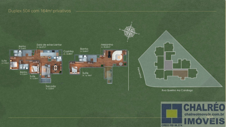Imagem Imóvel com 3 Quartos à Venda, 115 m² em Candiago - Gramado