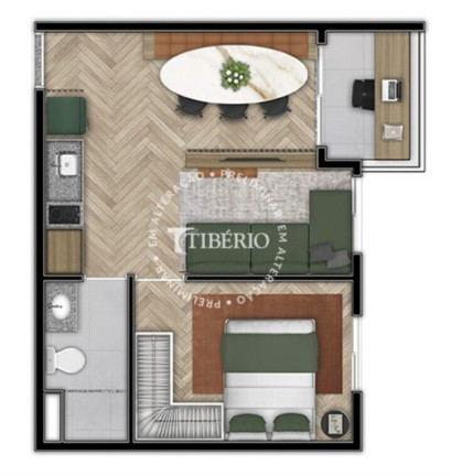 Imagem Imóvel com 1 Quarto à Venda, 35 m² em Tatuapé - São Paulo Imagem Imóvel com 1 Quarto à Venda, 35 m² em Tatuapé - São Paulo
