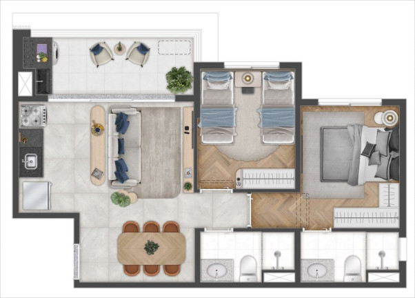 Imagem Apartamento com 2 Quartos à Venda, 100 m² em Ipiranga - São Paulo