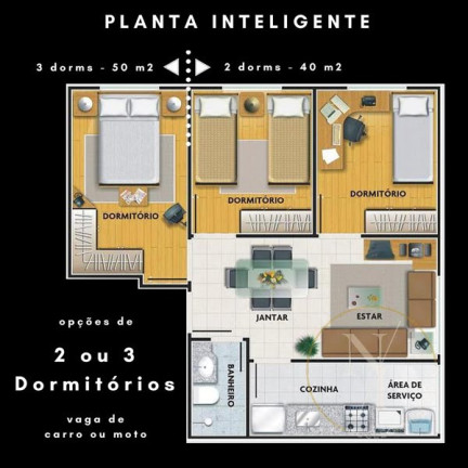Imagem Apartamento com 2 Quartos à Venda, 40 m² em Vila Nova Curuca - São Paulo