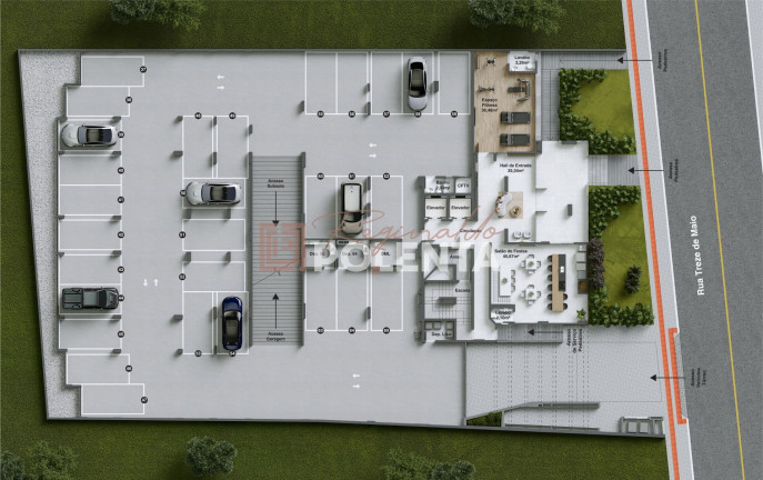 Imagem Apartamento com 2 Quartos à Venda, 65 m² em Comerciário - Criciúma