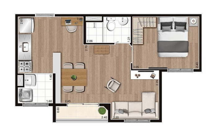 Imagem Imóvel com 2 Quartos à Venda, 37 m² em Vila Gea - São Paulo