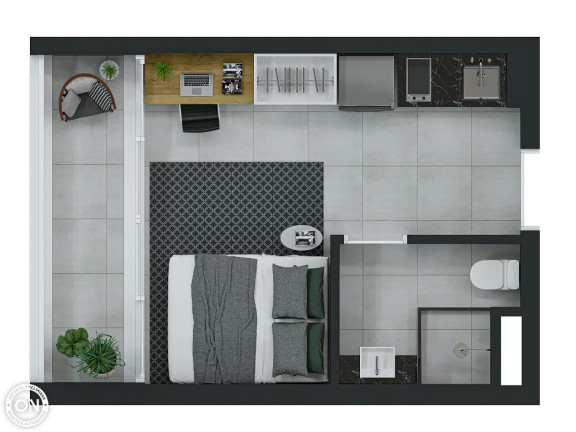 Imagem Imóvel com 1 Quarto à Venda, 47 m² em Santo Amaro - São Paulo Imagem Imóvel com 1 Quarto à Venda, 47 m² em Santo Amaro - São Paulo