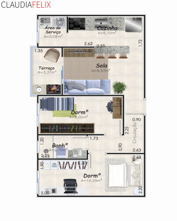 Imagem Imóvel com 2 Quartos à Venda, 52 m² em Caiçara - Praia Grande Imagem Imóvel com 2 Quartos à Venda, 52 m² em Caiçara - Praia Grande