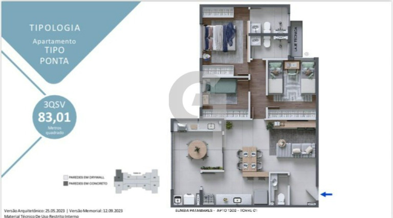 Imagem Apartamento com 3 Quartos à Venda, 83 m² em Patamares - Salvador Imagem Apartamento com 3 Quartos à Venda, 83 m² em Patamares - Salvador