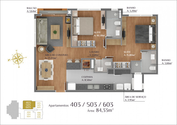 Imagem Apartamento com 1 Quarto à Venda, 90 m² em Lagos Do Bosque - Gramado Imagem Apartamento com 1 Quarto à Venda, 90 m² em Lagos Do Bosque - Gramado