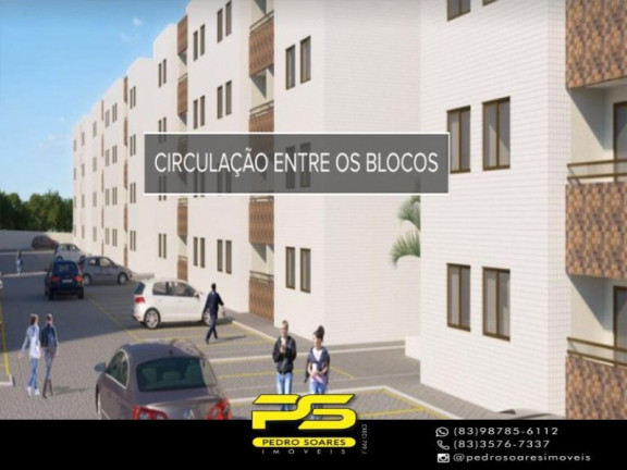 Imagem Apartamento com 2 Quartos à Venda, 53 m² em Bancários - João Pessoa Imagem Apartamento com 2 Quartos à Venda, 53 m² em Bancários - João Pessoa