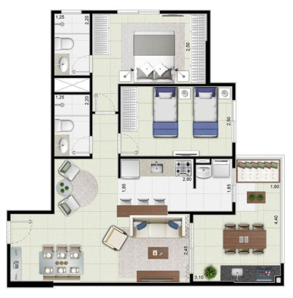 Imagem Apartamento com 2 Quartos à Venda, em Centro - Mongagua Imagem Apartamento com 2 Quartos à Venda, em Centro - Mongagua
