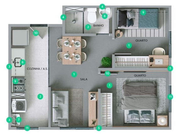 Imagem Imóvel com 2 Quartos à Venda, 35 m² em Pirituba - São Paulo Imagem Imóvel com 2 Quartos à Venda, 35 m² em Pirituba - São Paulo