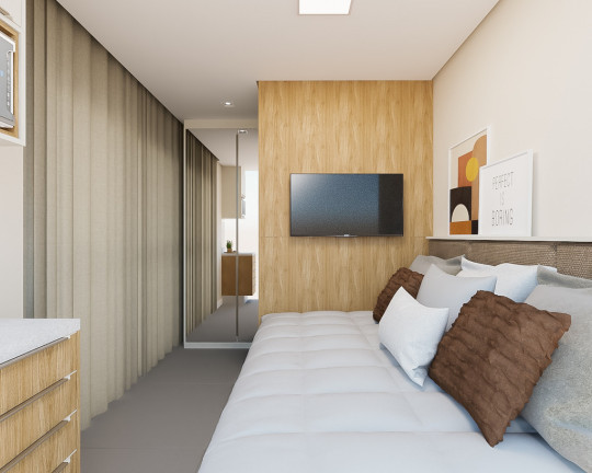 Imagem Apartamento com 1 Quarto à Venda, 29 m² em Mercês - Curitiba Imagem Apartamento com 1 Quarto à Venda, 29 m² em Mercês - Curitiba