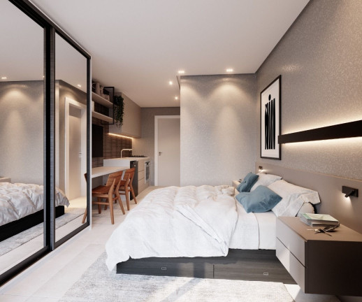 Imagem Apartamento com 1 Quarto à Venda, 26 m² em Centro Cívico - Curitiba