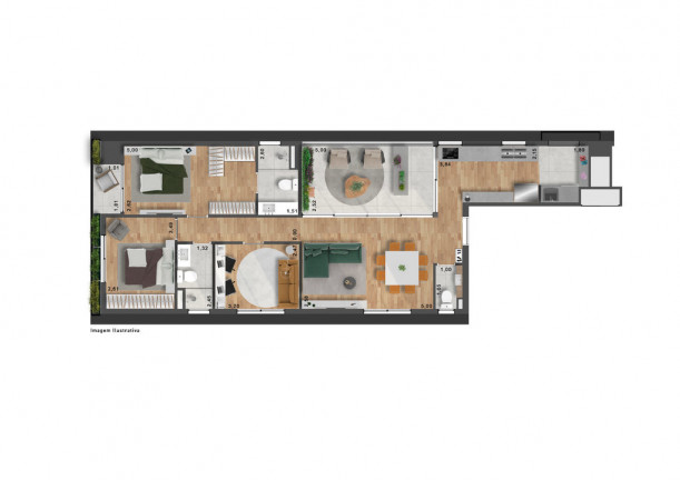 Imagem Apartamento com 3 Quartos à Venda, 104 m² em Pinheiros - São Paulo Imagem Apartamento com 3 Quartos à Venda, 104 m² em Pinheiros - São Paulo