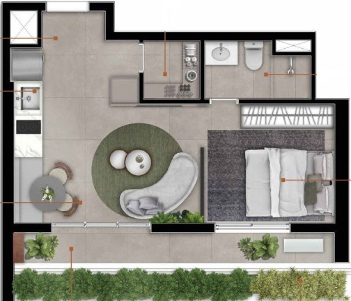 Imagem Apartamento com 2 Quartos à Venda, 64 m² em Bela Vista - Osasco