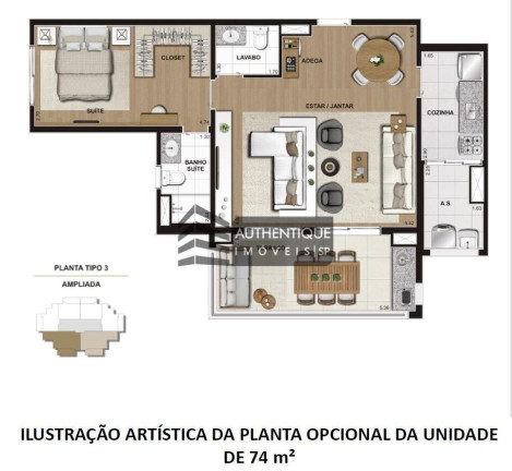 Imagem Apartamento com 2 Quartos à Venda, 74 m² em Tatuapé - São Paulo Imagem Apartamento com 2 Quartos à Venda, 74 m² em Tatuapé - São Paulo