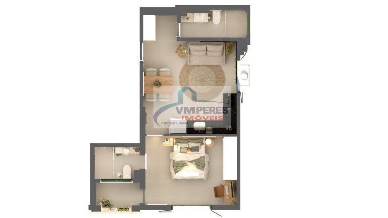 Imagem Apartamento com 1 Quarto à Venda, 45 m² em Copacabana - Rio De Janeiro