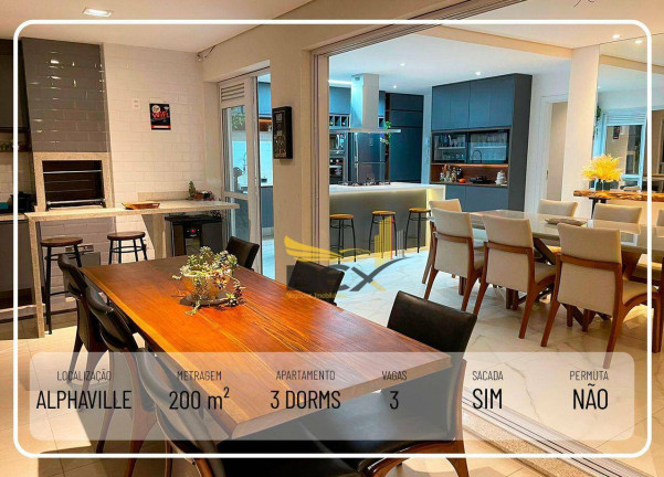 Imagem Apartamento com 3 Quartos à Venda, 200 m² em Alphaville Empresarial - Barueri Imagem Apartamento com 3 Quartos à Venda, 200 m² em Alphaville Empresarial - Barueri