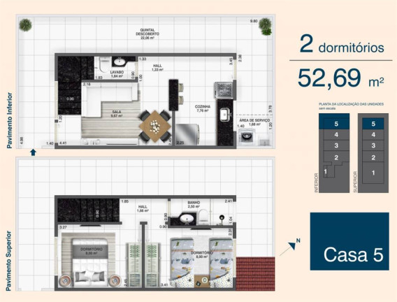 Imagem Casa de Condomínio com 2 Quartos à Venda, 53 m² em Vila Sonia - Praia Grande Imagem Casa de Condomínio com 2 Quartos à Venda, 53 m² em Vila Sonia - Praia Grande
