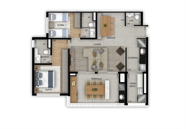 Imagem Apartamento com 3 Quartos à Venda, 90 m² em Tatuapé - São Paulo Imagem Apartamento com 3 Quartos à Venda, 90 m² em Tatuapé - São Paulo