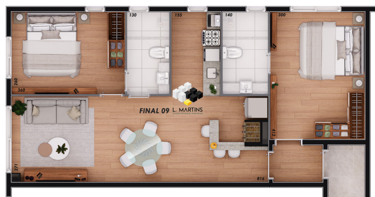 Imagem Apartamento com 1 Quarto à Venda, 48 m² em Centro  - Canela