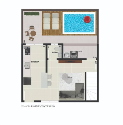 Imagem Casa com 2 Quartos à Venda, 67 m² em Vila Atlântica - Mongaguá