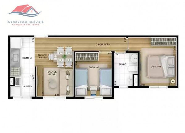 Imagem Apartamento com 2 Quartos à Venda, 43 m² em Jardim Las Vegas - Guarulhos Imagem Apartamento com 2 Quartos à Venda, 43 m² em Jardim Las Vegas - Guarulhos