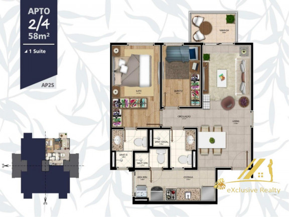 Imagem Apartamento com 3 Quartos à Venda, 68 m² em Palame - Esplanada Imagem Apartamento com 3 Quartos à Venda, 68 m² em Palame - Esplanada