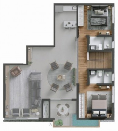 Imagem Imóvel com 3 Quartos à Venda, 198 m² em Jurerê - Florianópolis Imagem Imóvel com 3 Quartos à Venda, 198 m² em Jurerê - Florianópolis