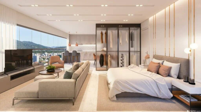 Imagem Apartamento com 1 Quarto à Venda, 47 m² em Perequê - Porto Belo Imagem Apartamento com 1 Quarto à Venda, 47 m² em Perequê - Porto Belo