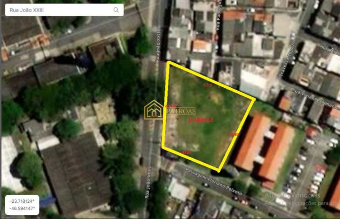 Imagem Terreno à Venda, 1.496 m² em Cooperativa - São Bernardo Do Campo Imagem Terreno à Venda, 1.496 m² em Cooperativa - São Bernardo Do Campo