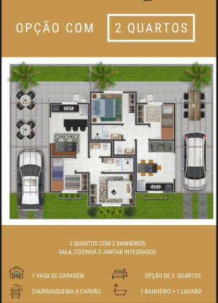 Imagem Casa com 2 Quartos à Venda, 39 m² em Barra Velha Imagem Casa com 2 Quartos à Venda, 39 m² em Barra Velha