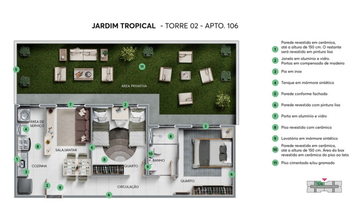 Imagem Apartamento com 2 Quartos à Venda, 93 m² em Portal Do Sol - João Pessoa Imagem Apartamento com 2 Quartos à Venda, 93 m² em Portal Do Sol - João Pessoa