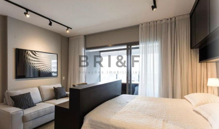 Imagem Apartamento com 1 Quarto para Alugar, 43 m² em Brooklin - São Paulo Imagem Apartamento com 1 Quarto para Alugar, 43 m² em Brooklin - São Paulo