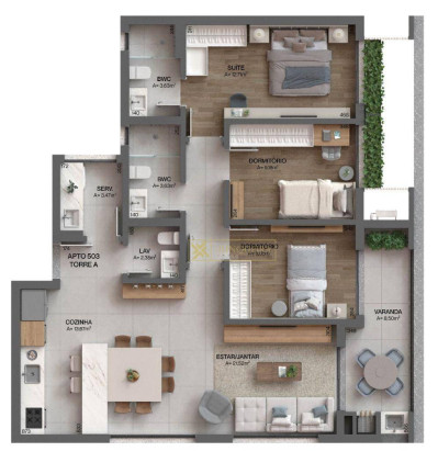 Imagem Apartamento com 2 Quartos à Venda, 77 m² em Cacupé - Florianópolis Imagem Apartamento com 2 Quartos à Venda, 77 m² em Cacupé - Florianópolis
