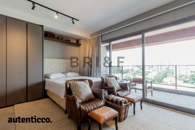Apartamento com 1 Quarto para Alugar, 42 m² em Brooklin  - São Paulo