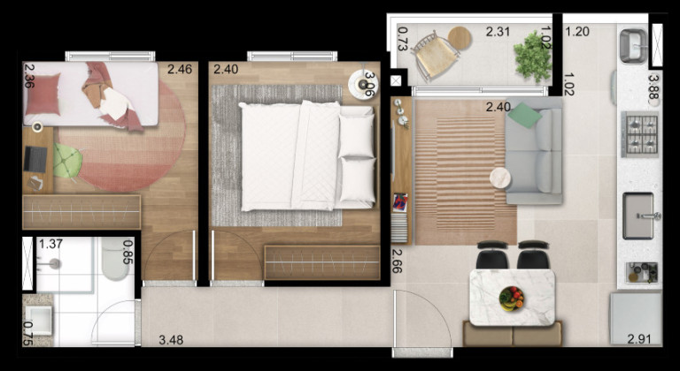 Imagem Apartamento com 2 Quartos à Venda, 40 m² em Tucuruvi - São Paulo