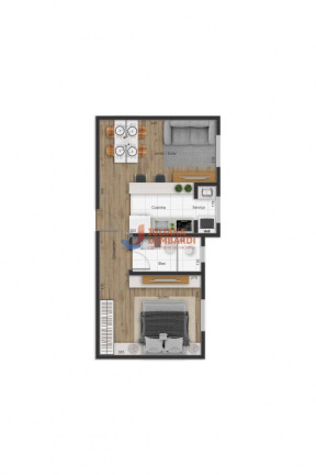 Imagem Apartamento com 1 Quarto à Venda, 38 m² em Centro - Cascavel Imagem Apartamento com 1 Quarto à Venda, 38 m² em Centro - Cascavel