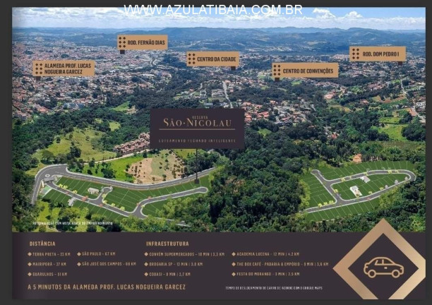 Imagem Terreno à Venda, 401 m² em Jardim Sao Nicolau - Atibaia Imagem Terreno à Venda, 401 m² em Jardim Sao Nicolau - Atibaia
