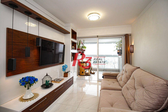 Imagem Apartamento com 2 Quartos à Venda, 83 m² em Gonzaga - Santos Imagem Apartamento com 2 Quartos à Venda, 83 m² em Gonzaga - Santos