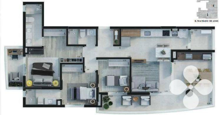 Imagem Imóvel com 2 Quartos à Venda, 65 m² em Boqueirão - Santos Imagem Imóvel com 2 Quartos à Venda, 65 m² em Boqueirão - Santos