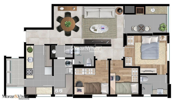 Imagem Apartamento com 3 Quartos à Venda, 96 m² em Batel - Curitiba Imagem Apartamento com 3 Quartos à Venda, 96 m² em Batel - Curitiba