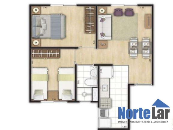 Imagem Apartamento com 2 Quartos à Venda, 40 m² em Jardim Ipanema (zona Oeste) - São Paulo Imagem Apartamento com 2 Quartos à Venda, 40 m² em Jardim Ipanema (zona Oeste) - São Paulo