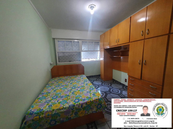 Imagem Apartamento com 1 Quarto para Alugar, 75 m² em Gonzaga - Santos Imagem Apartamento com 1 Quarto para Alugar, 75 m² em Gonzaga - Santos