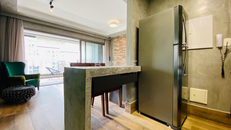 Imagem Apartamento com 1 Quarto para Alugar, 41 m² em Brooklin - São Paulo Imagem Apartamento com 1 Quarto para Alugar, 41 m² em Brooklin - São Paulo